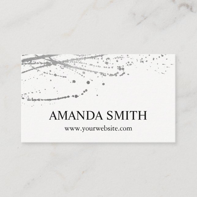 Tarjeta De Visita Plata (Anverso)