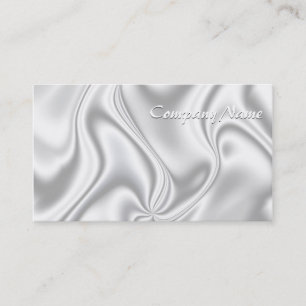Tarjeta De Visita Plata Satin