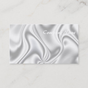 Tarjeta De Visita Plata Satin
