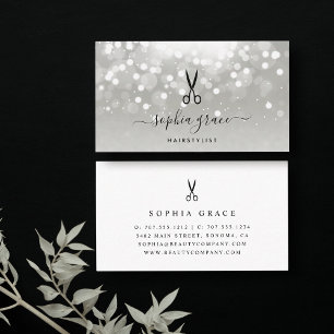Tarjeta De Visita Platinum Glow Hairstylst