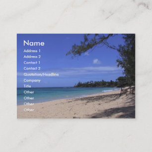 Tarjeta De Visita Playa