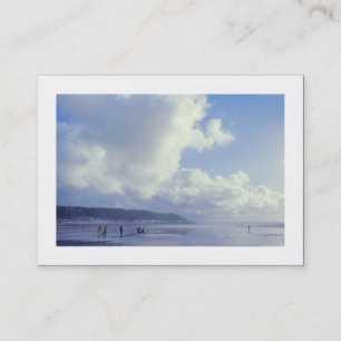 Tarjeta De Visita Playa (bordeada)