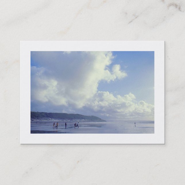 Tarjeta De Visita Playa (bordeada) (Anverso)