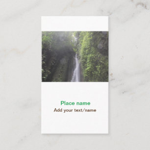 Tarjeta De Visita playa de agua océano playa añadir nombre de sitio 