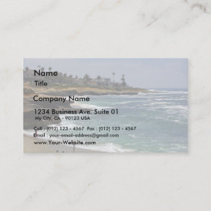 Tarjeta De Visita Playa de la ensenada de La Jolla