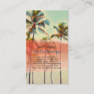 Tarjeta De Visita Playa hawaiana de PixDezines kailua