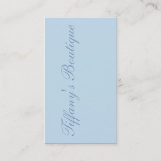 Tarjeta De Visita Playa minimalista con chic color pastel aqua azul