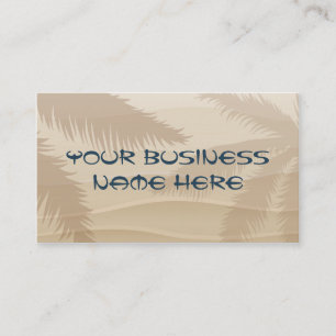 Tarjeta De Visita Playa tropical