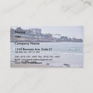 Tarjeta De Visita Playas Océano La Jolla