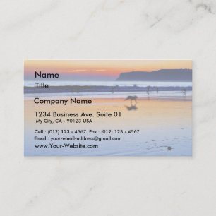 Tarjeta De Visita Playas Point Loma Sunsets