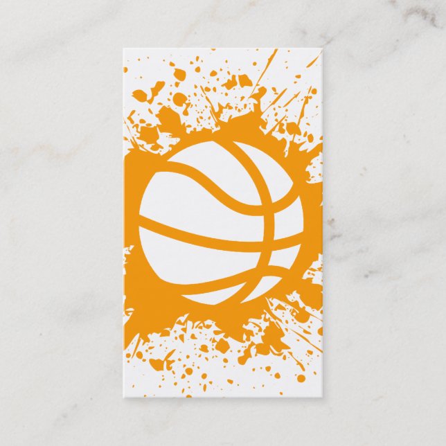 Tarjeta De Visita plaza de baloncesto (Anverso)