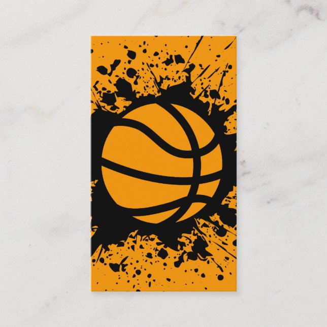 Tarjeta De Visita plaza de baloncesto (Anverso)
