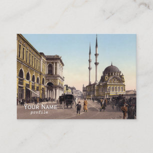 Tarjeta De Visita plaza Tophane, Estambul