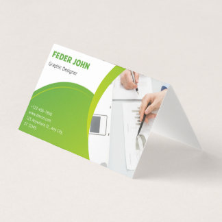 Tarjeta de visita plegada