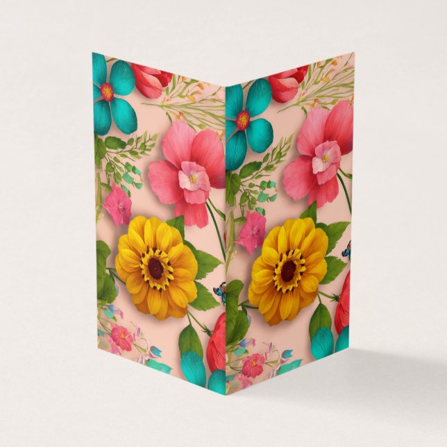 Tarjeta de visita plegada (Exterior)