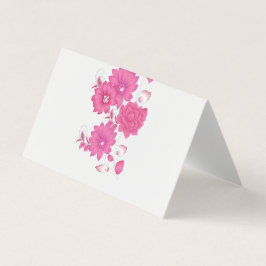 Tarjeta de visita plegada