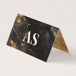 Tarjeta de visita plegada