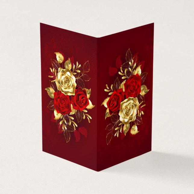 Tarjeta de visita plegada (Exterior)