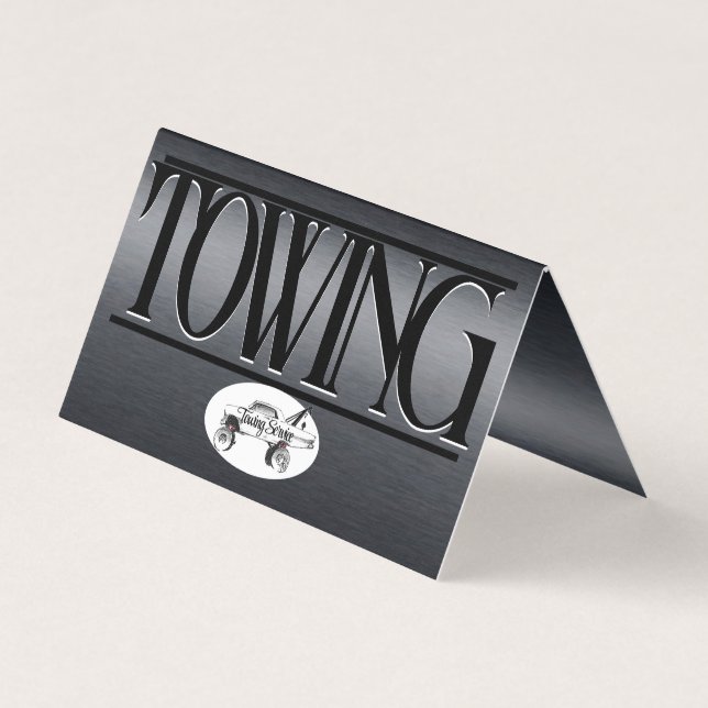 Tarjeta de visita plegada (Reverso)