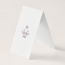 Tarjeta de visita plegada