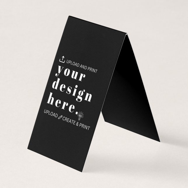 Tarjeta de visita plegada (Anverso)