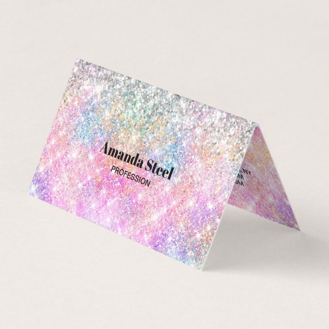 Tarjeta de visita plegada (Anverso)