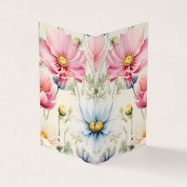 Tarjeta de visita plegada