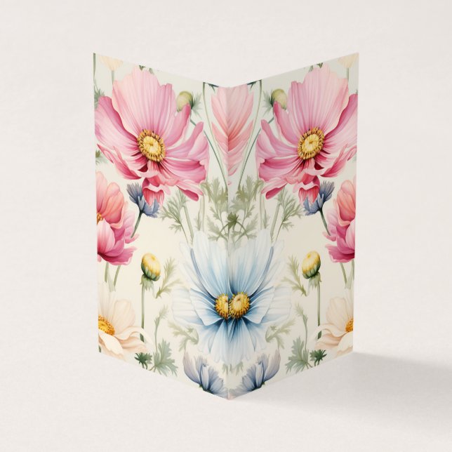 Tarjeta de visita plegada (Exterior)