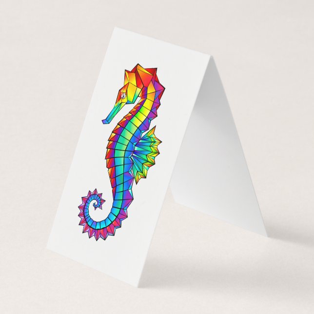 Tarjeta de visita plegada (Anverso)