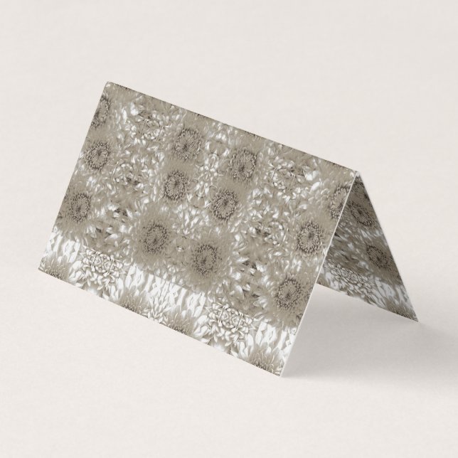 Tarjeta de visita plegada (Anverso)