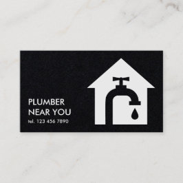 Tarjeta De Visita Plomería Premium