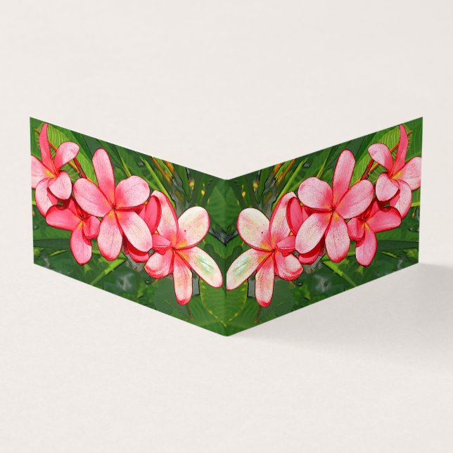 Tarjeta De Visita plumeria (Exterior)