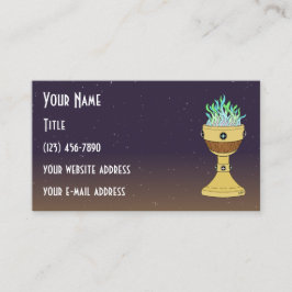 Tarjeta De Visita Poción mágica en combinación de Mazer y cáliz