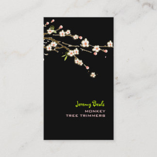 Tarjeta De Visita Podadoras de árbol de cerezo rosa de PixDezines ♥♥