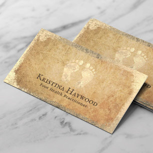 Tarjeta De Visita Podiatra Foot Massage Health Care Practiderer