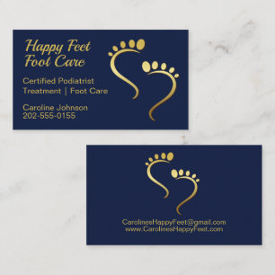 Tarjeta De Visita Podiatrista chiropodista navío de cuidado de pies