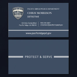Tarjeta De Visita Police Business Card