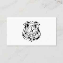 Tarjeta De Visita Police Officer Department Law Enforcement Logo