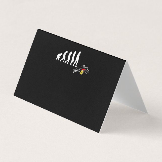 Tarjeta De Visita Policía de Evolución Lugarteniente Escena del Crim (Anverso)