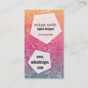 Tarjeta De Visita Polígono