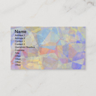 Tarjeta De Visita Polígonos abstractos 36