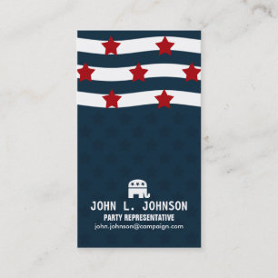 Tarjeta De Visita Política de Estados Unidos