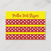Polka Dot Rojo Yellow Polka Dot