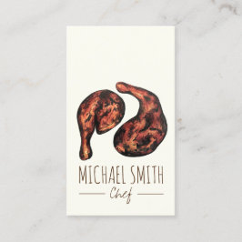 Tarjeta De Visita Pollo de Jerk Caribe Comida jamaiquina del oeste d