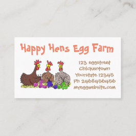 Tarjeta De Visita Pollos divertidos huevos personalizados a la venta