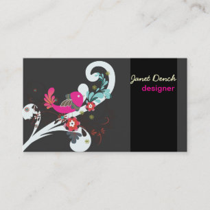 Tarjeta De Visita Polluelos retros de PixDezines