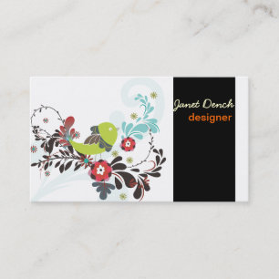 Tarjeta De Visita Polluelos retros de PixDezines