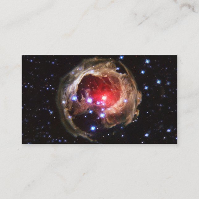 Tarjeta De Visita Polvo de estrella supergigante rojo Ruby (Anverso)
