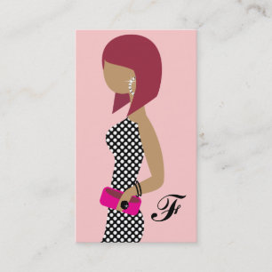 Tarjeta De Visita Polvo del fashionista 311 mi nariz Bob principal