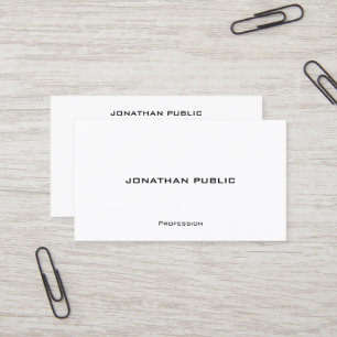 Tarjeta De Visita Póngase en contacto con nosotros plantilla minimal